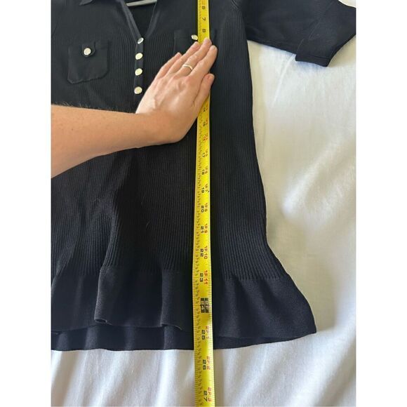 Cache Women's Size Large Short Sleeve Top - Picture 5 of 11